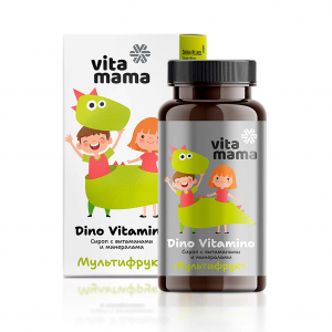 Vitamama. Dino Vitamino Syrup with Vitamins and Minerals, 150 ml